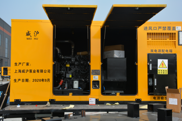 上海威滬泵業(yè)有限公司泵車支援遼寧抗洪救災(zāi)